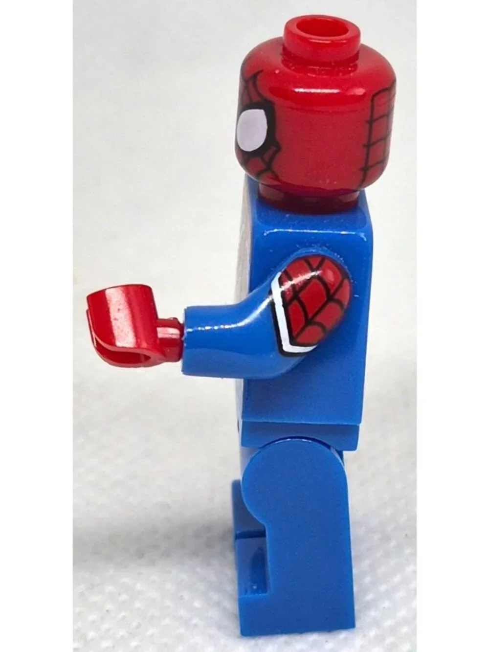 Union Jack Spider-Man Mini Figure Block Toy Collectible With Detailed Web Design
